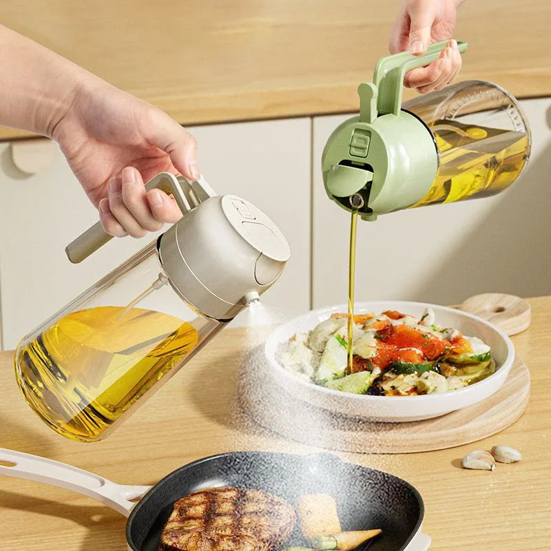 2-in-1 Oil Dispenser | Pour & Spray