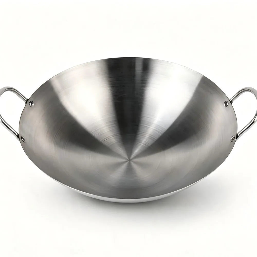 Heavy Duty Stainless Steel Wok