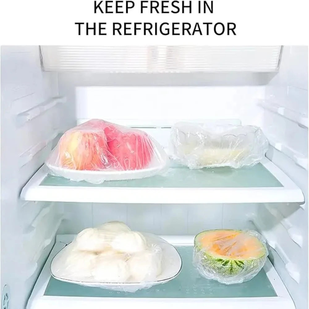Stretch-Seal Disposable Food Covers | Bowl & Dish Wraps