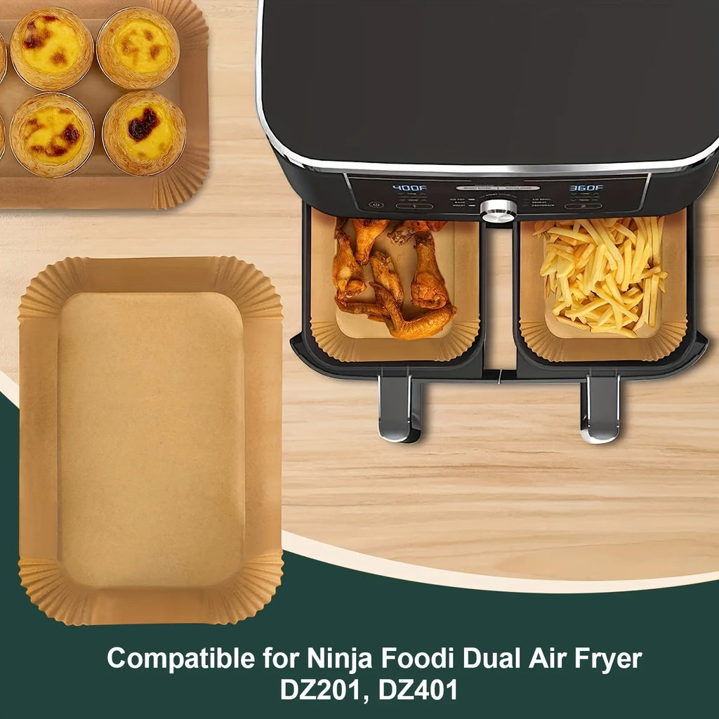 Disposable Air Fryer Paper Liners | Non-Stick & Oil-Proof