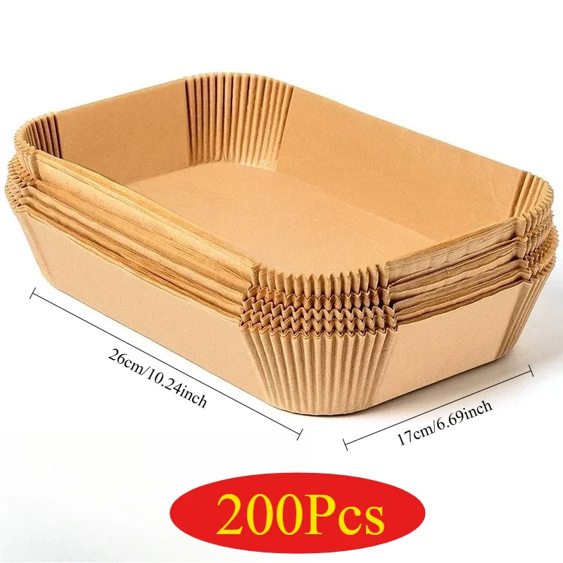 Disposable Air Fryer Paper Liners | Non-Stick & Oil-Proof