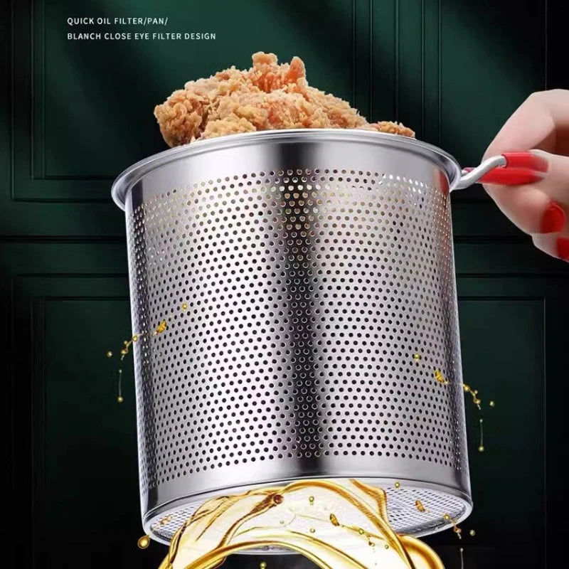 Chef-Grade Deep Fry Set | 304 Stainless Steele