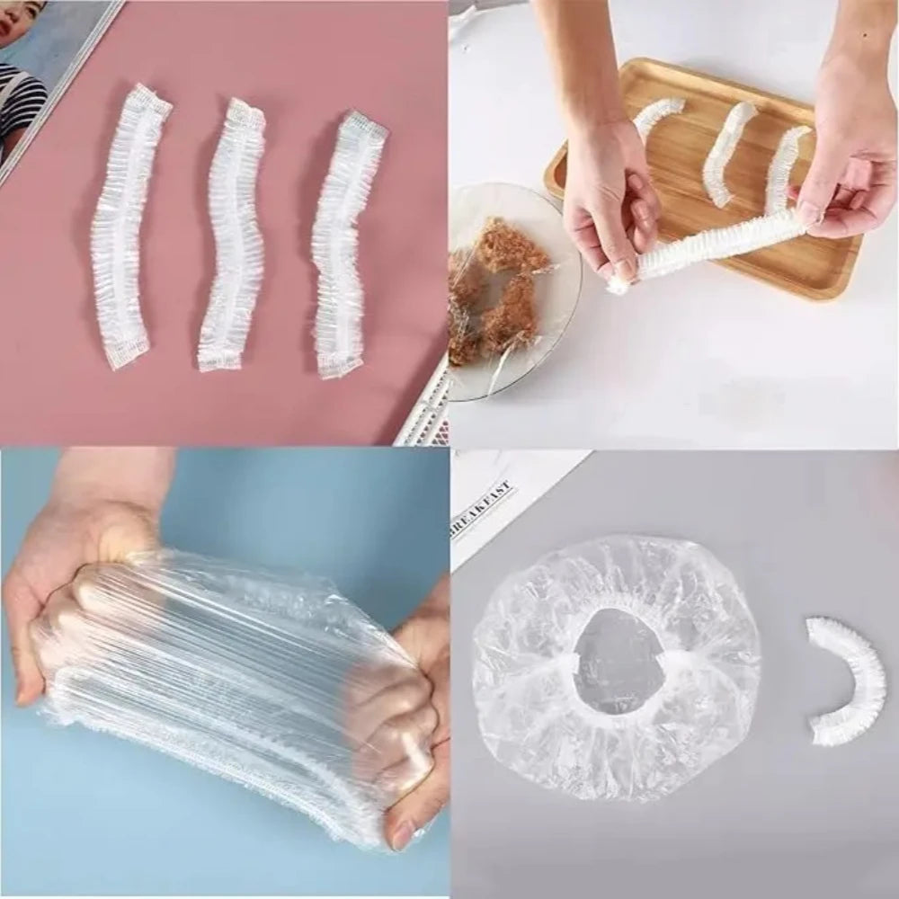 Stretch-Seal Disposable Food Covers | Bowl & Dish Wraps